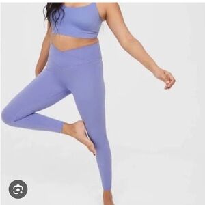 Crossover Lavender OFFLINE Aerie Real Me Purple  High Waisted Leggings M